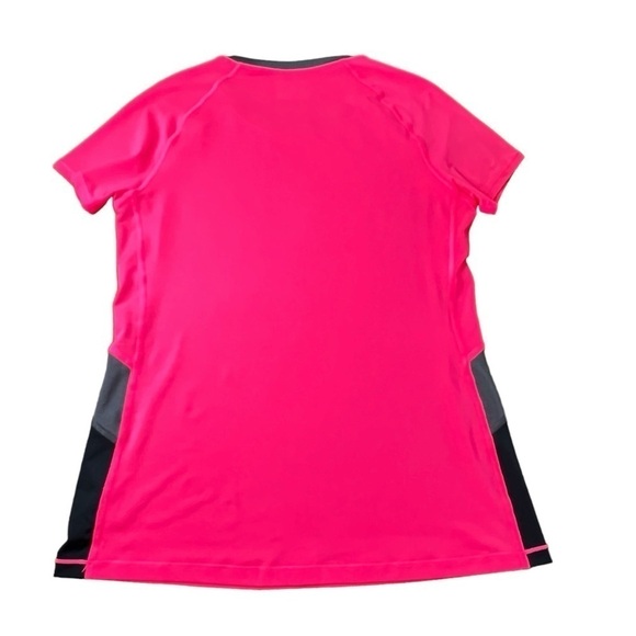 UNDER ARMOUR Fitted HeatGear Coral Pink Short Sleeve Shirt Women's Size M - Picture 5 of 11